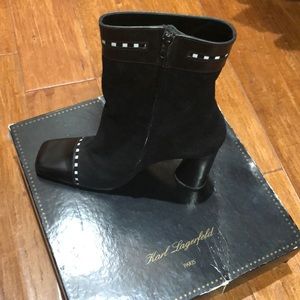 Karl Lagerfeld boots. Brand new, never been worn.
